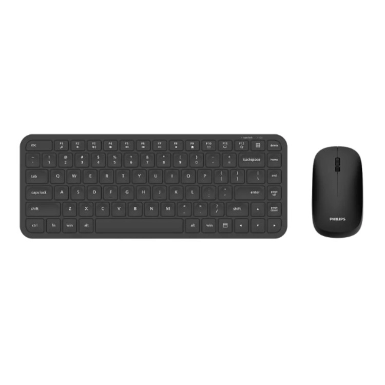 Combo Philips Serie 3000 Wireless USB 1600DPI 104 Keys Negro Art.SPT6338BS